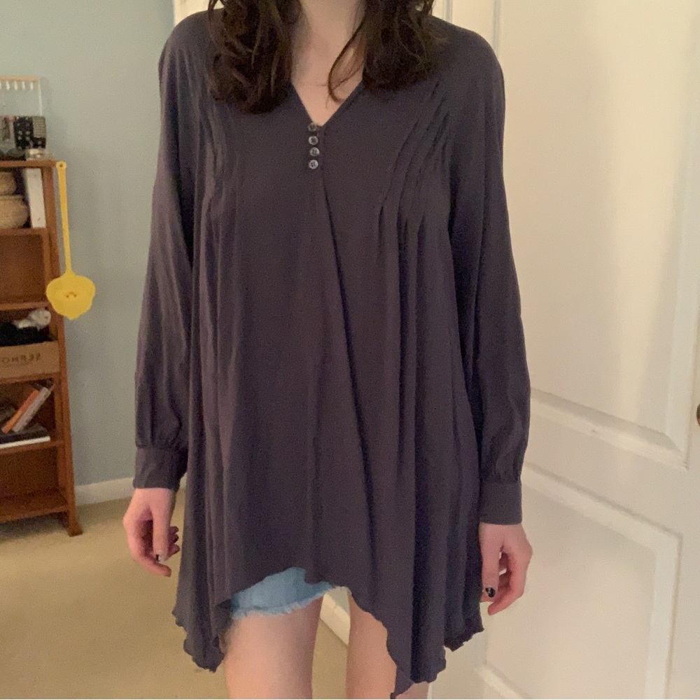 flowy purple shirt/dress